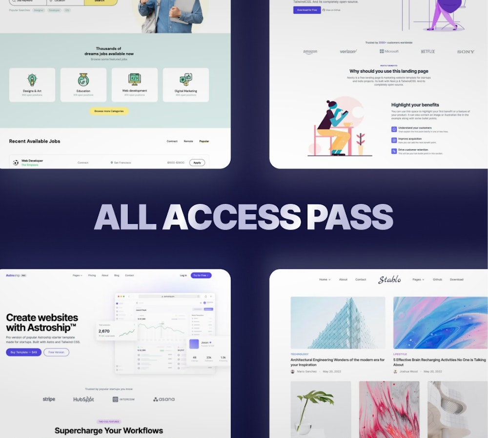 Web3Templates All Access Pass